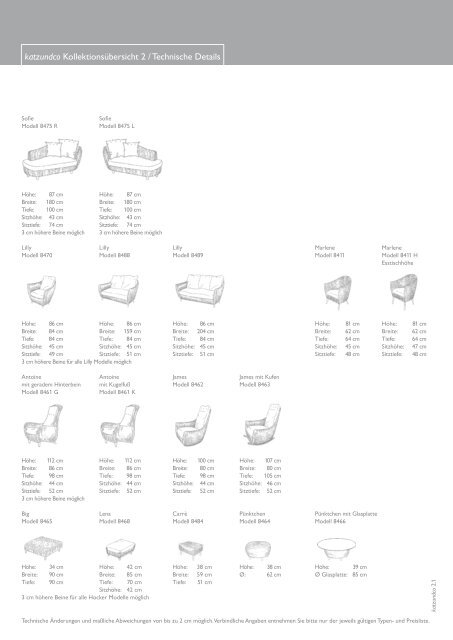 Hauptkatalog - Katz-Flechtmöbel-Manufaktur