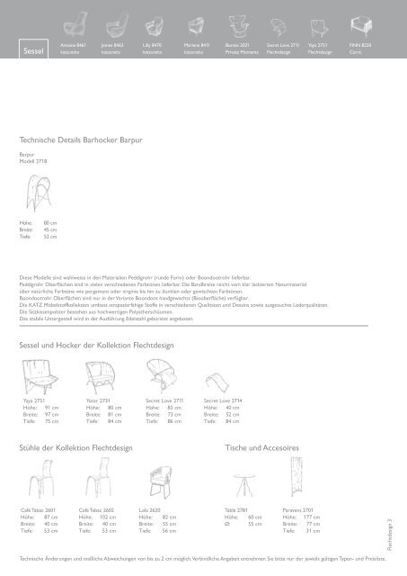 Hauptkatalog - Katz-Flechtmöbel-Manufaktur