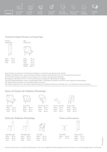 Hauptkatalog - Katz-Flechtmöbel-Manufaktur