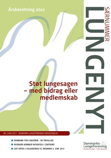 Lungenyt 2, 2013 - Danmarks Lungeforening