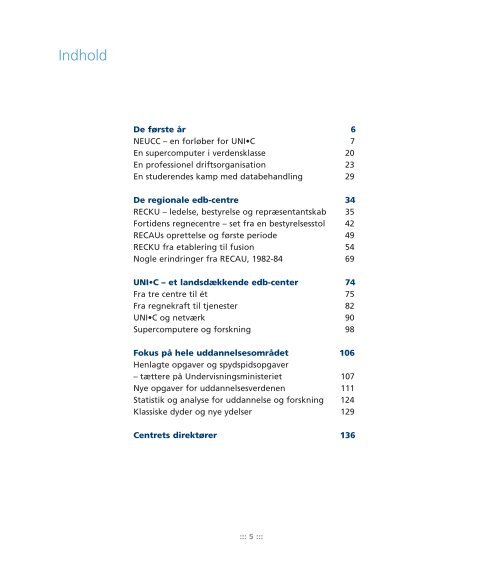 Historisk tilbageblik - UNI•C