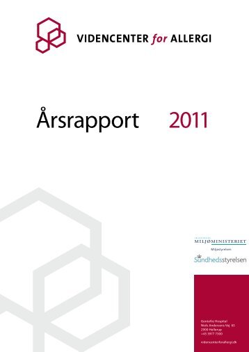 Årsrapport 2011 - Videncenter for Allergi