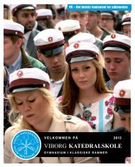Klik her for se folderen - Viborg Katedralskole