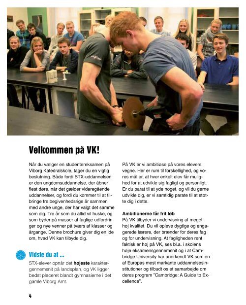 Klik her for se folderen - Viborg Katedralskole