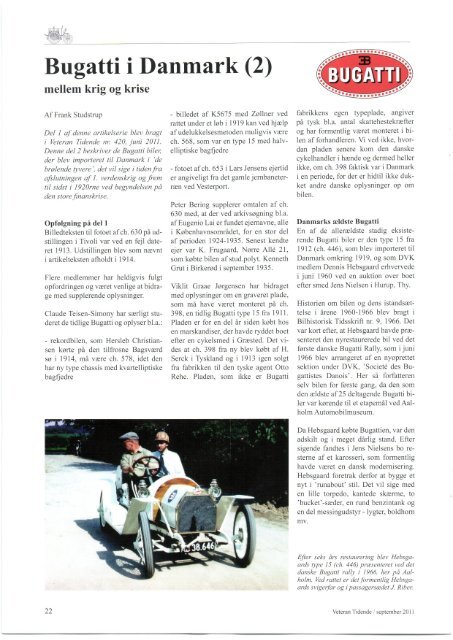Bugatti i Danmark (2) - dvk-database