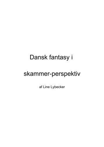 Dansk fantasy i skammerperspektiv - Line Lybecker