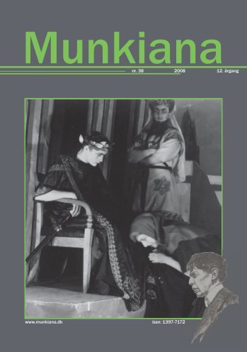 www.munkiana.dk issn: 1397-7172 nr. 38 2008 12. årgang