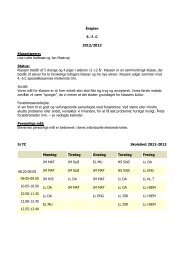 Årsplan 5-7C - Tingagerskolen