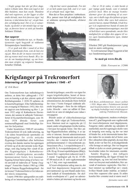 96. ÅRGANG - 2006 NR. 4 - SEP / OKT / NOV - Kystartilleriforeningen