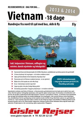 Vietnam- 18 dage - Gislev Rejser