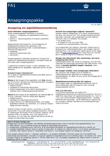 Ansøgning om ægtefællesammenføring - Ny i Danmark