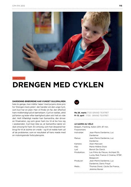 FILMFESTIVAL 12.-29. april KATALOG - CPH Pix