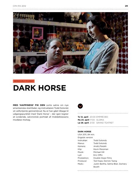 FILMFESTIVAL 12.-29. april KATALOG - CPH Pix