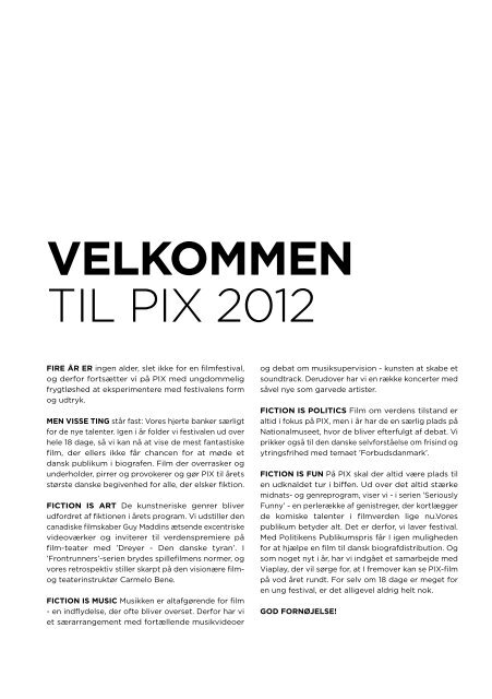 FILMFESTIVAL 12.-29. april KATALOG - CPH Pix