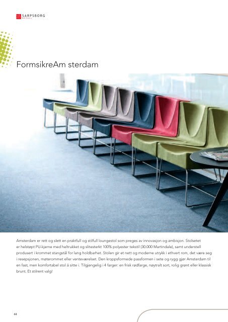 Last ned pdf av kontormøbler - Sarpsborg Metall