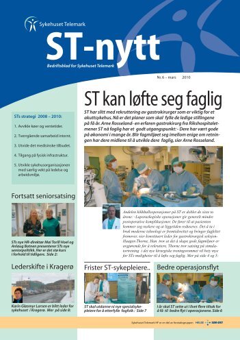 ST-nytt nr. 6, 2010 - Sykehuset Telemark