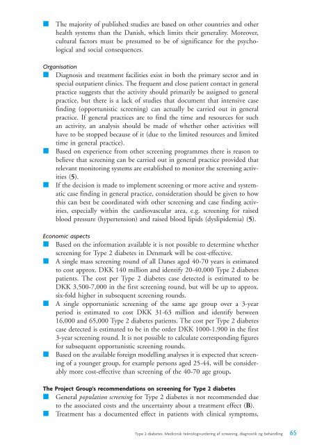 Type 2-diabetes - Sundhedsstyrelsen