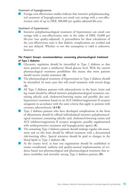 Type 2-diabetes - Sundhedsstyrelsen