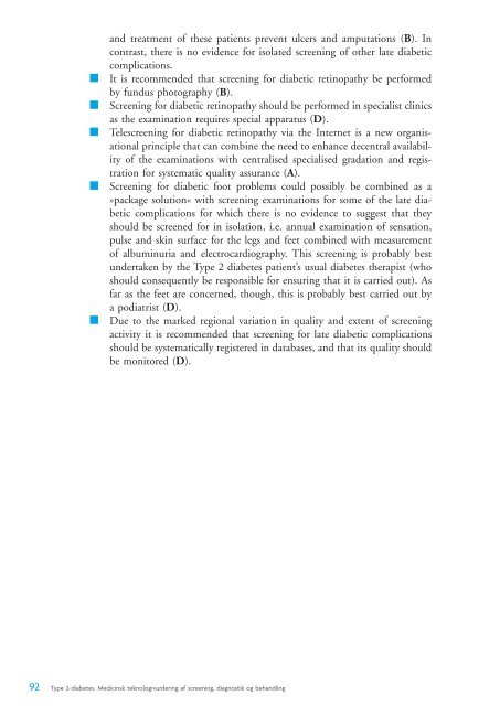 Type 2-diabetes - Sundhedsstyrelsen