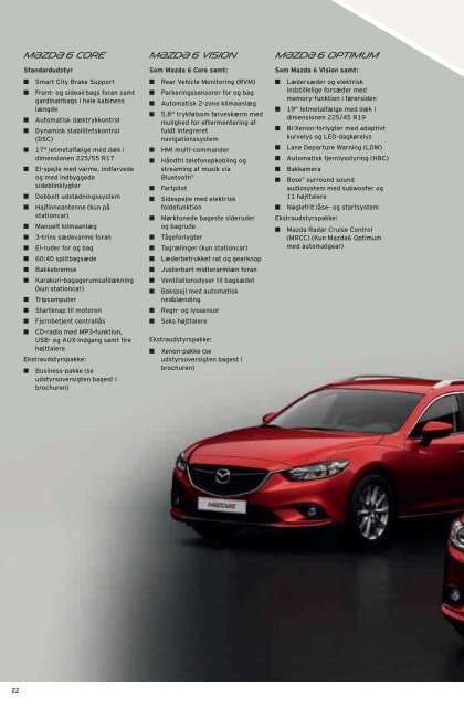 Hent Mazda6 brochure - Mazda Motor Danmark