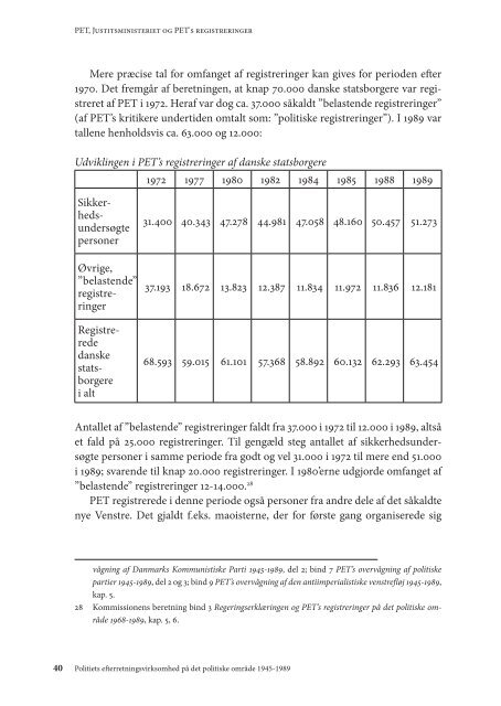 Sammenfatning af pet-kommissonens beretning (bind 16)