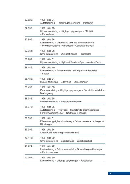 årsberetning 2004 - Ankenævnet for Forsikring