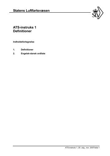 ATS-instruks 01 - Trafikstyrelsen