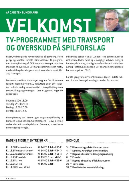 søndag den 17. februar 2013 - Charlottenlund Travbane