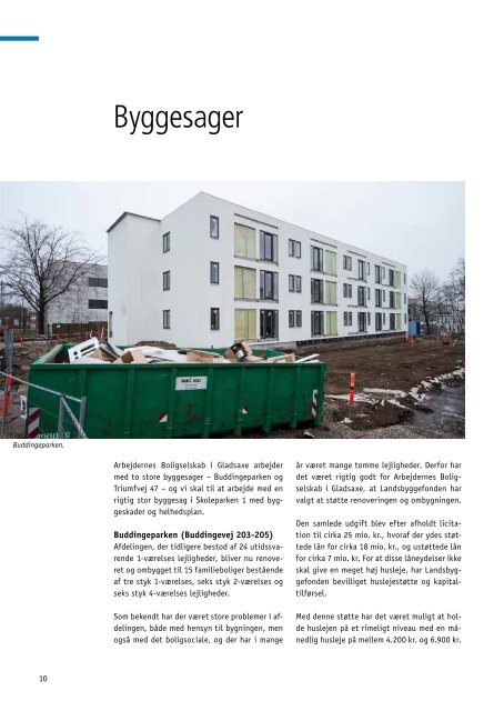 Beretning 2011/2012 - Arbejdernes Boligselskab i Gladsaxe