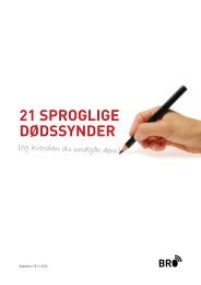 21 sproglige dødssynder - BRO Blog