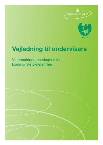 KRITH vejledning til undervisere - Servicestyrelsen