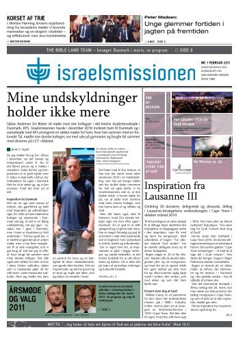 Mine undskyldninger holder ikke mere - Israelsmissionen