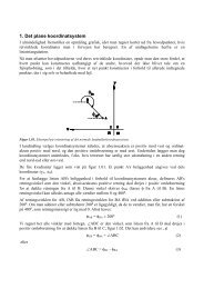 1. Det plane koordinatsystem