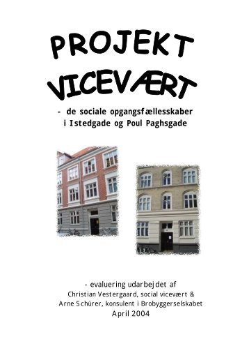 Projekt vicevært Istedgade og Poul Paghs Gade - Aalborg Kommune