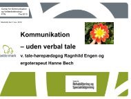 Kommunikation – uden verbal tale