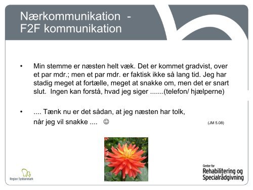 Kommunikation – uden verbal tale