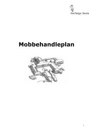 Mobbehandleplan - Herfølge Skole