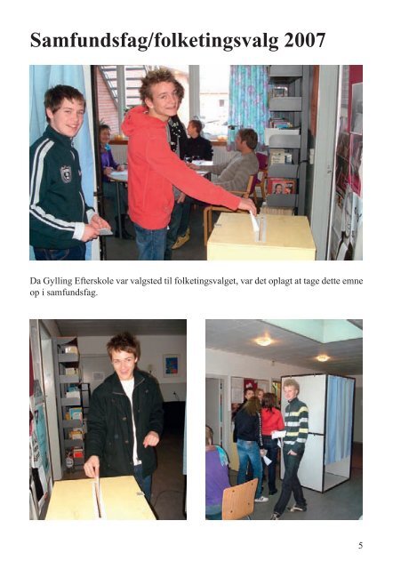 Årsskrift 2008 - Gylling Efterskole