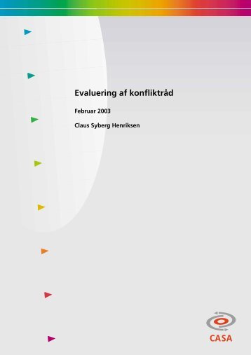 Casa - Evaluering af konfliktråd - Det Kriminalpræventive Råd