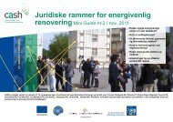 Juridiske rammer for energivenlig renovering - Urbact