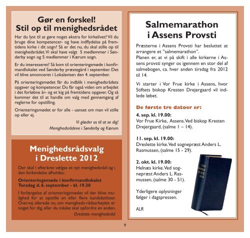Kirkeblad september-oktober-november 2012 - Sønderby og Kærum ...
