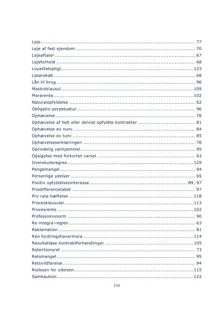 Kompendium - Obligationsret - ULH-11 - Brinth & Hillerup