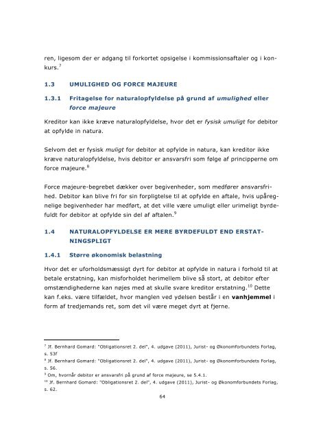 Kompendium - Obligationsret - ULH-11 - Brinth & Hillerup