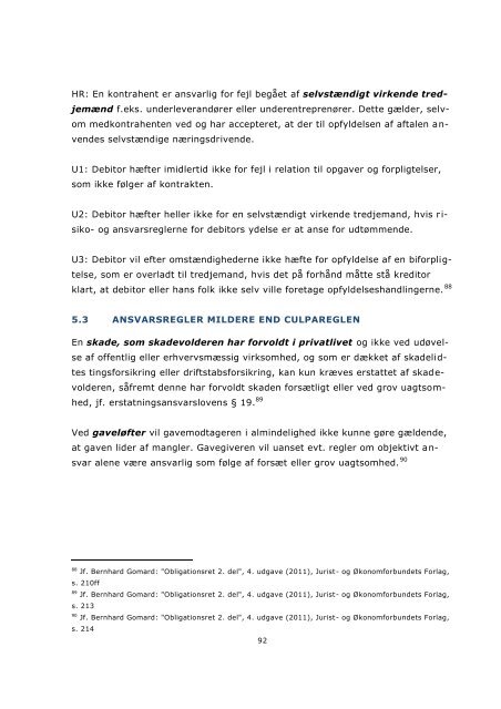 Kompendium - Obligationsret - ULH-11 - Brinth & Hillerup