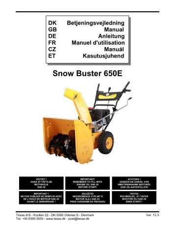 Snow Buster 650E