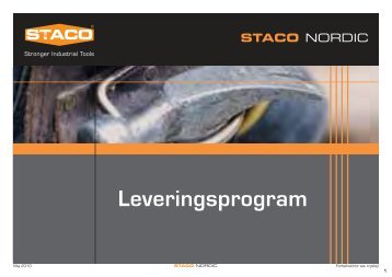 Leveringsprogram - staco nordic