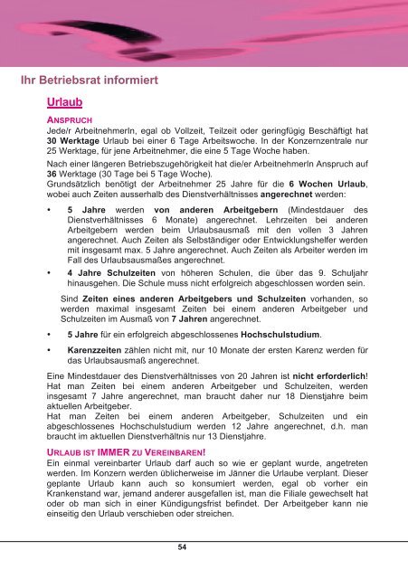 Betriebsrat - linea7.com