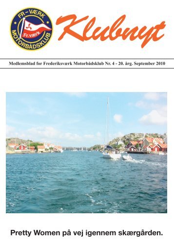Klubbladet September 2010 - Frederiksværks Motorbådsklub