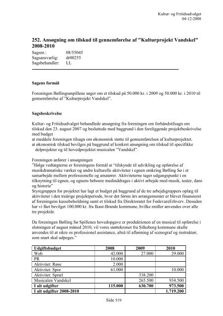 Se referatet her - Dagsordener og beslutninger 2013 - Silkeborg ...