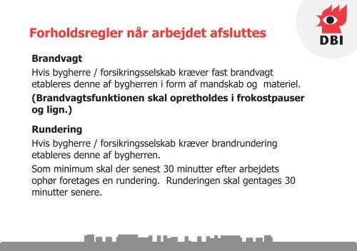 Varmt arbejde - Danske Risikorådgivere